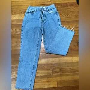 PacSun Women's Straight Leg Jeans - Light Blue